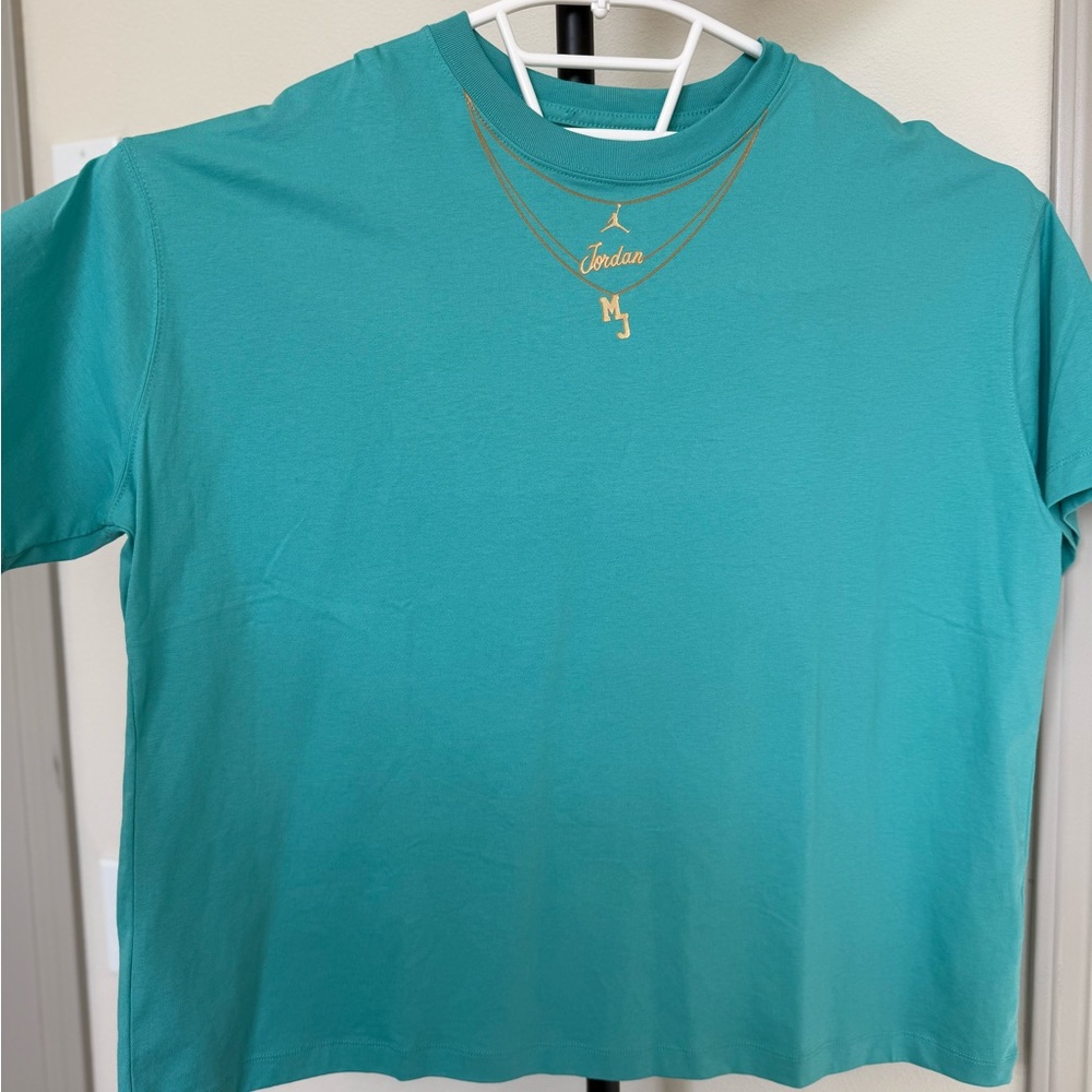Jordan Blue Crew Neck Short Sleeve T-Shirt